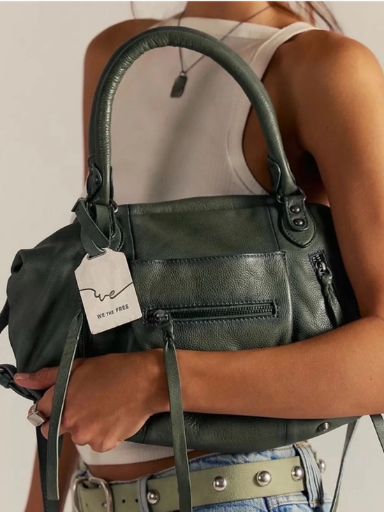 Free People Handbags - Free People (Secret Sage) We The Free Baby Emerson Tote Bag